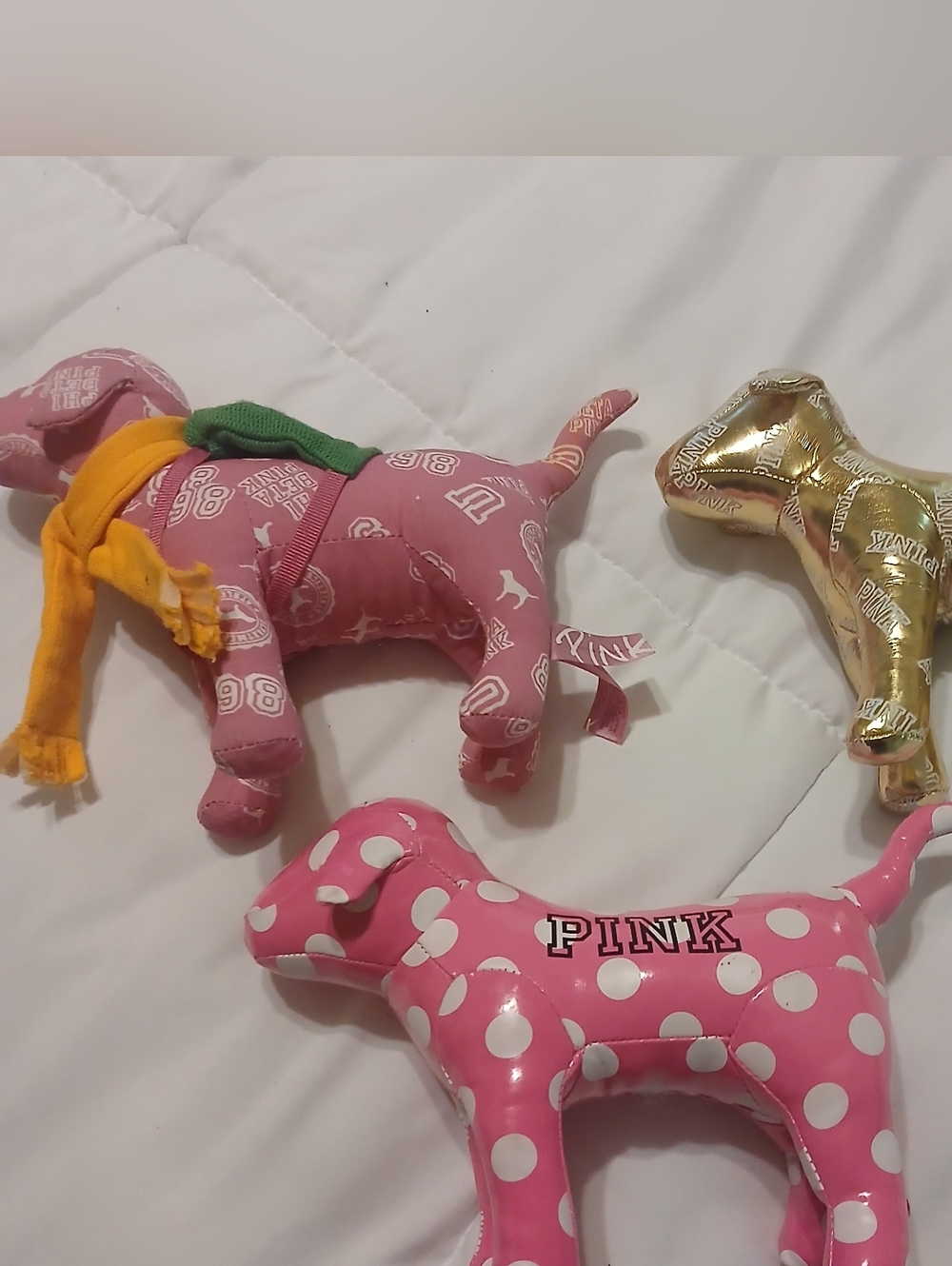 Pink Victorias Secret Plush Dog Set #2